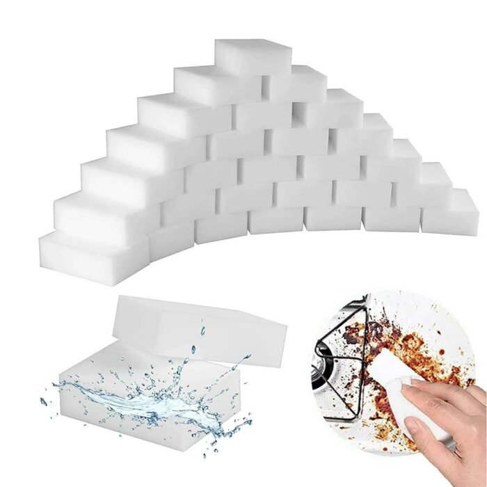Melamine Cleaning Sponge, Magic Eraser For Cleaning, Pack 100 Pcs - Bild 1